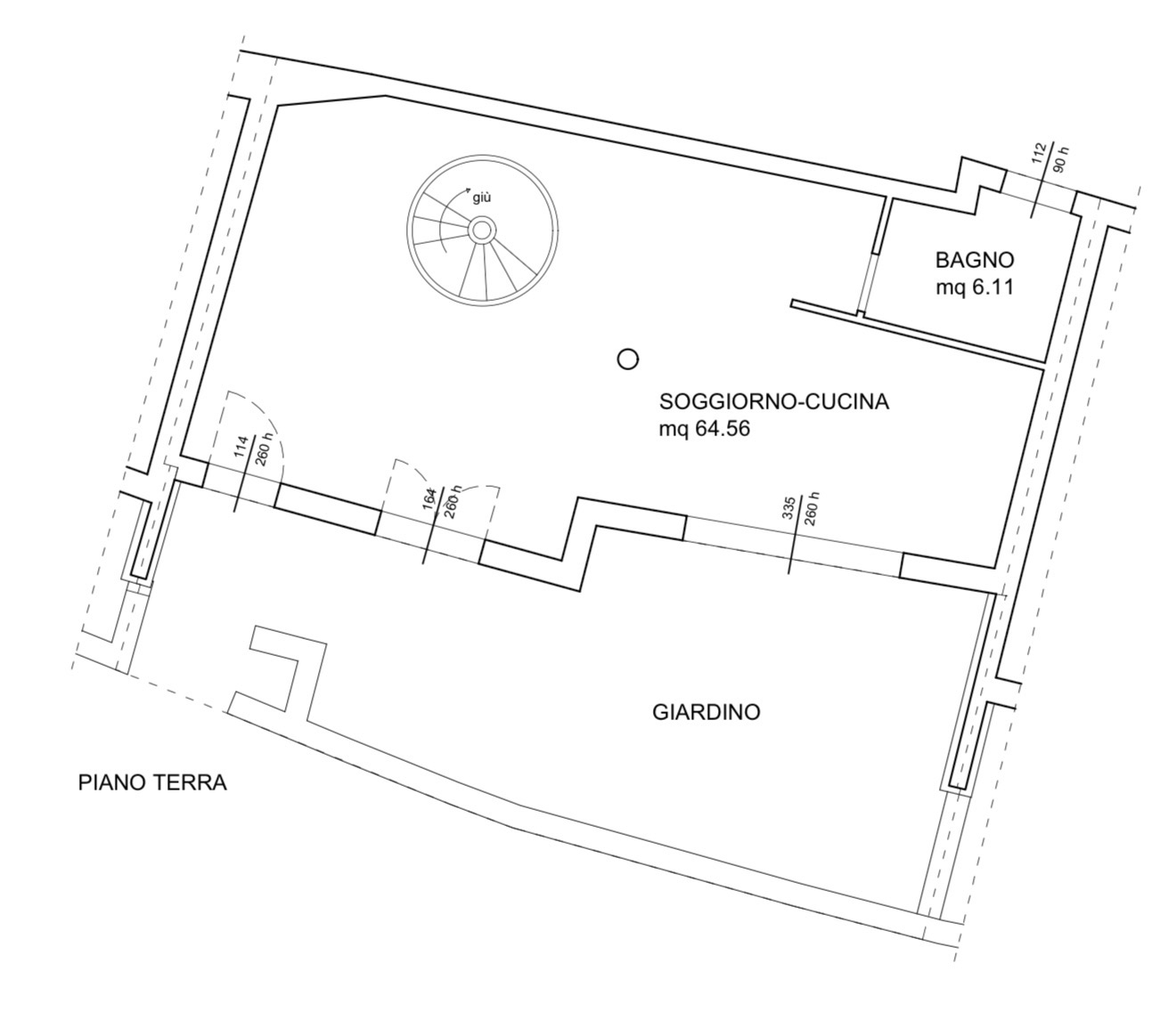 Planimetria Piano terra — Villetta L2