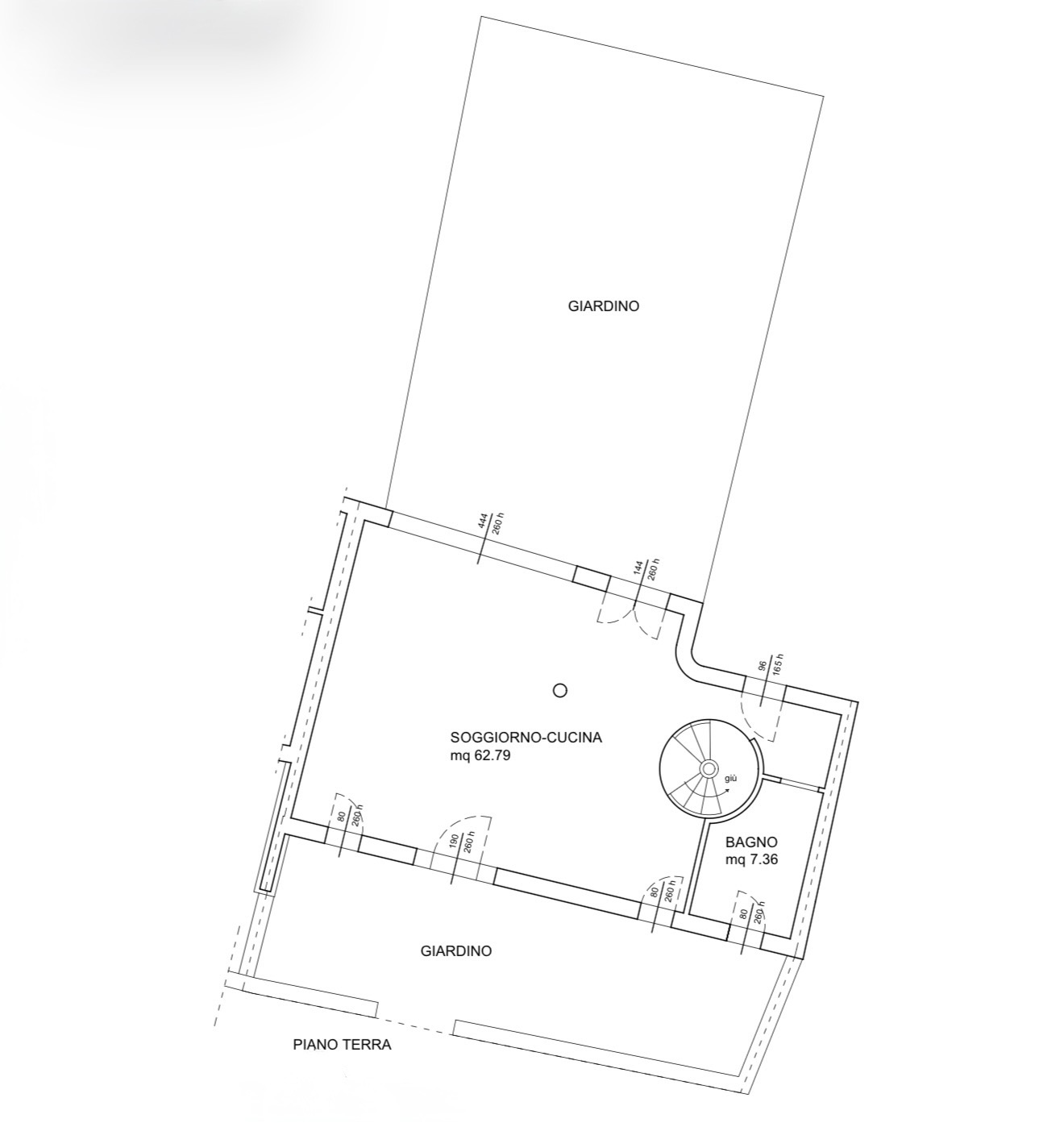 Planimetria Piano terra — Villetta L1