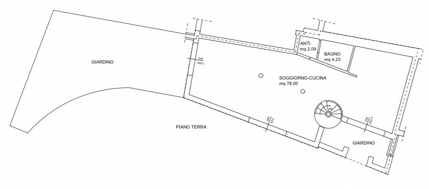 Planimetria Piano terra — Villetta L3