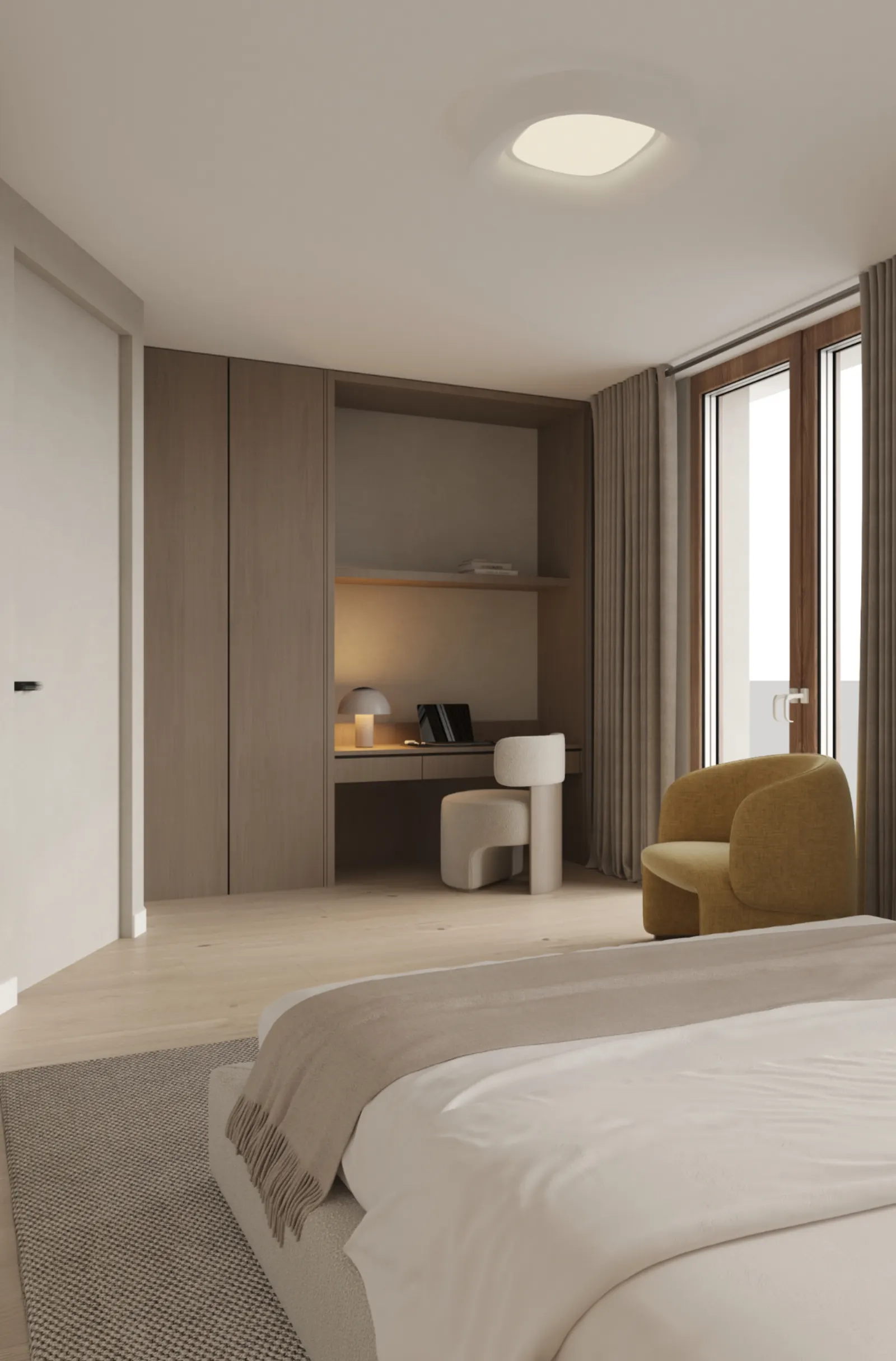 Camere da letto spaziose e luminose