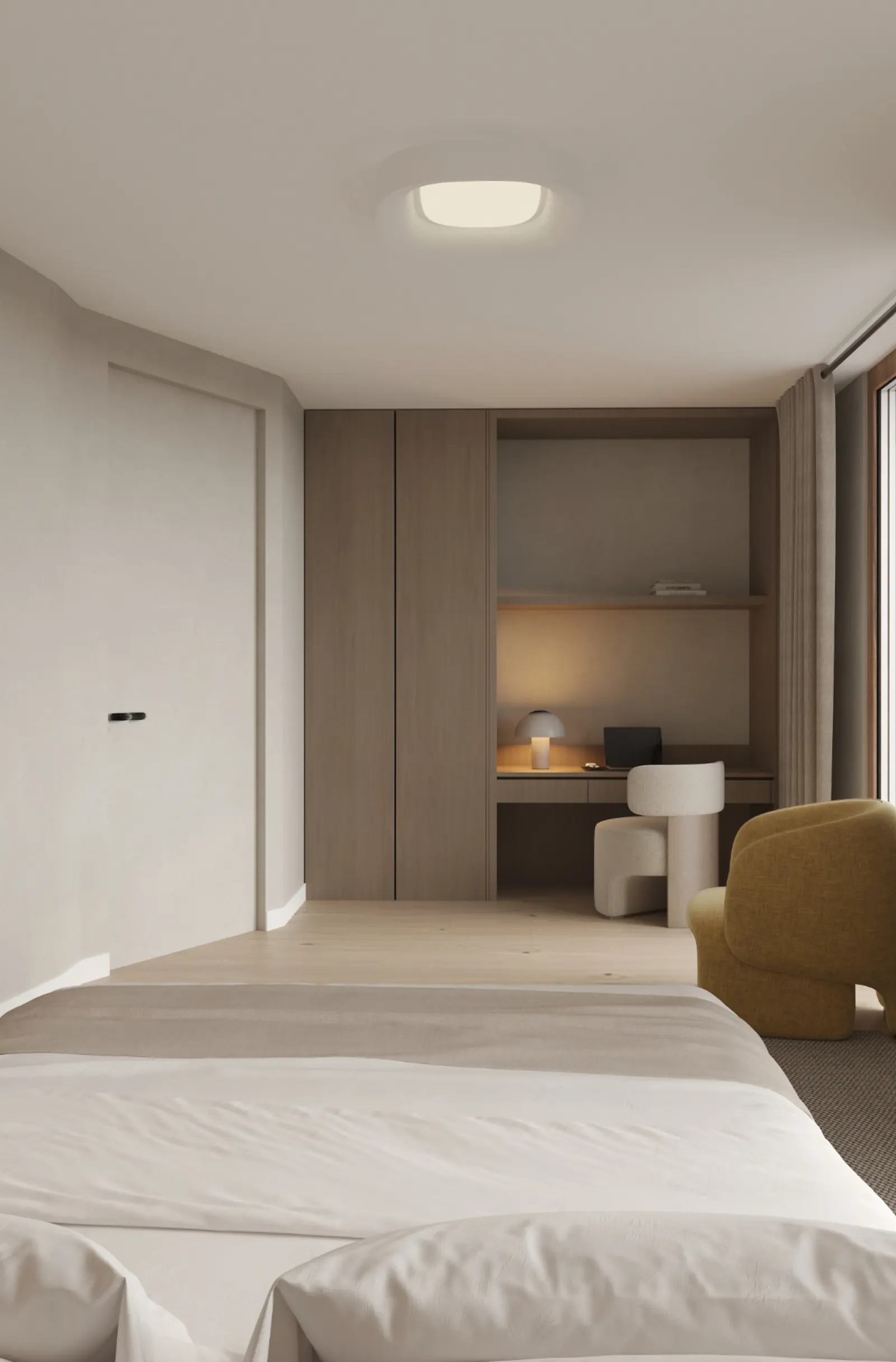 Camere da letto spaziose e luminose